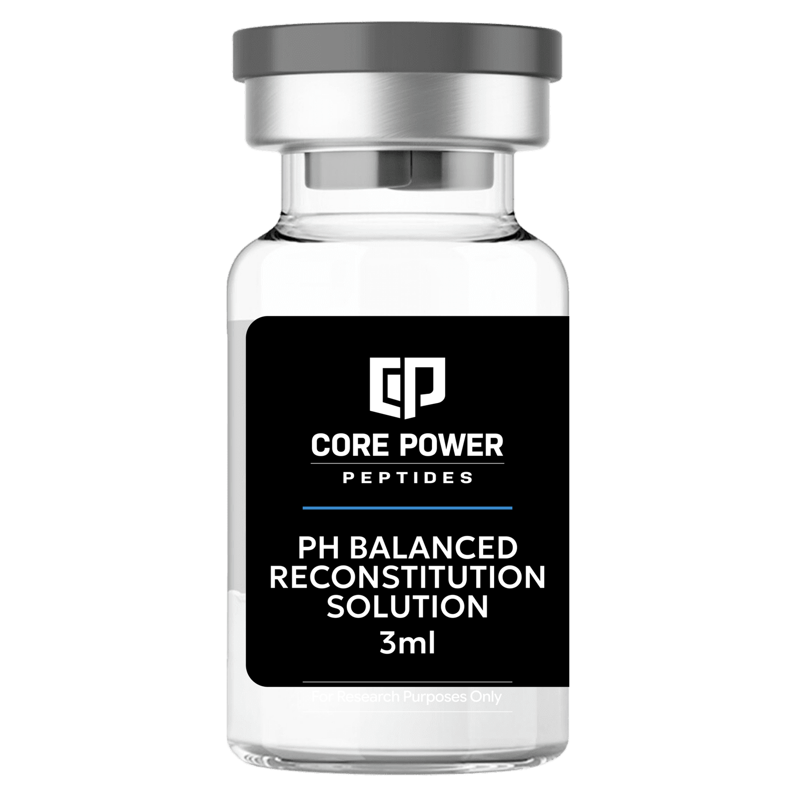 pH Balanced Reconstitution Solution 3ml vial for research